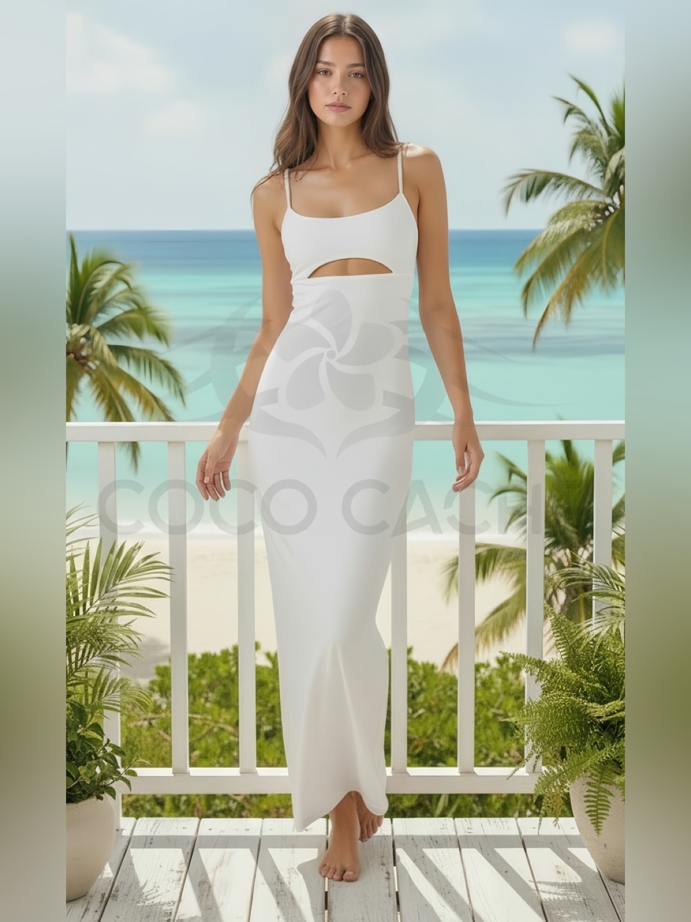 Backless Bodycon Hallow Out Cami Dress